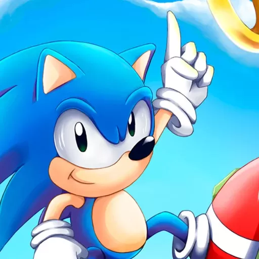 Game background of Flappy Sonic