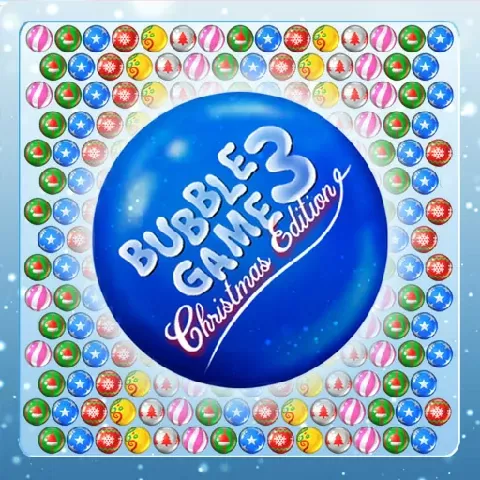 Game background of Bubble Game 3: Christmas Edition