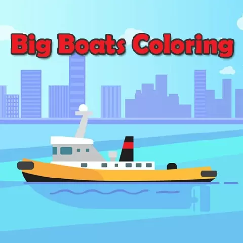 Big Boats Coloring